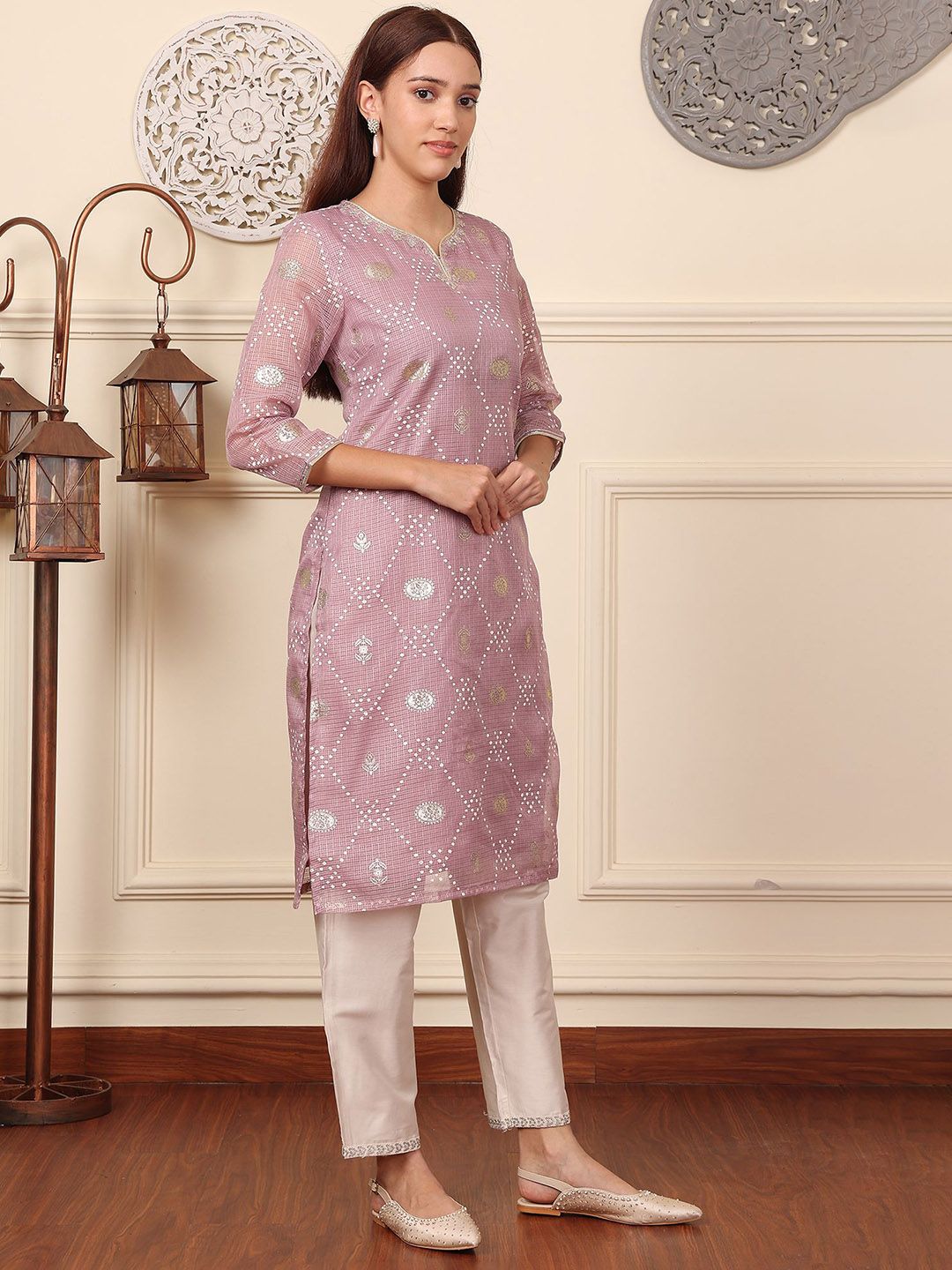 W Women Printed Kurta