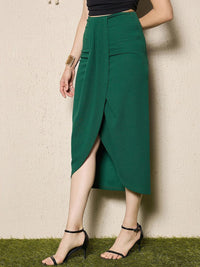 Berrylush High Waist Midi Tulip Skirt