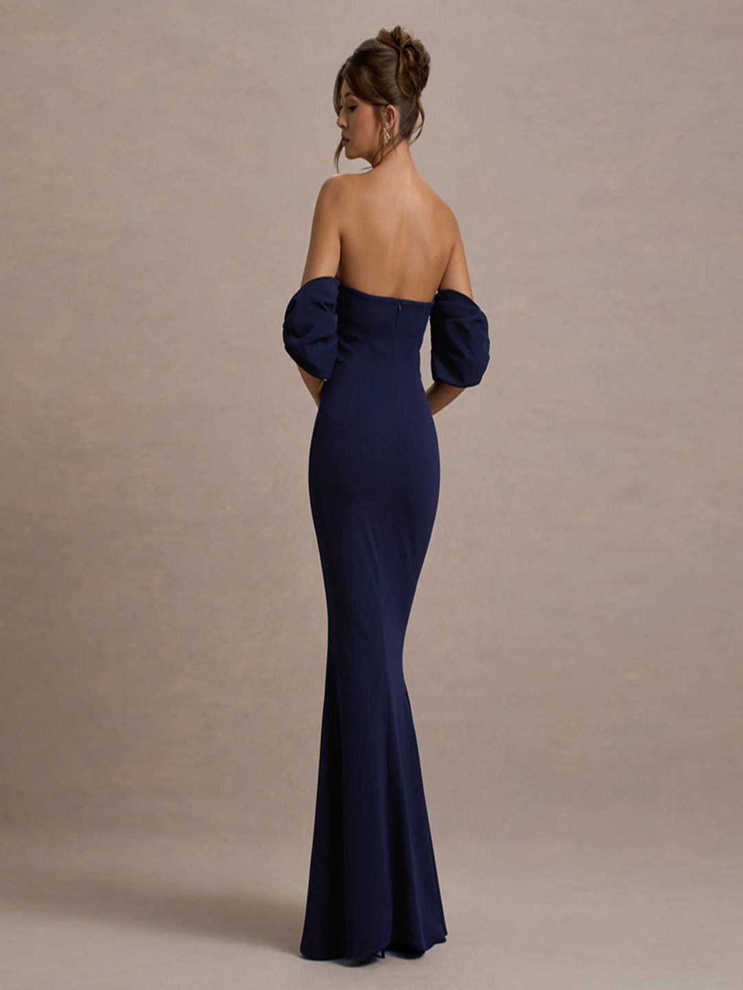 All about you Women Off-Shoulder Maxi Bodycon Dress