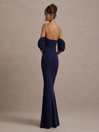 All about you Women Off-Shoulder Maxi Bodycon Dress