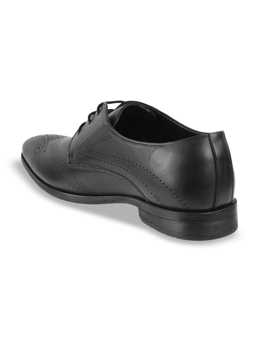 Metro Men Textured Lace-Ups Formal Brogues