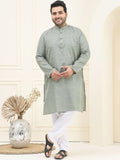 SOJANYA PLUS Plus Size Woven Design Kurta with Pyjama