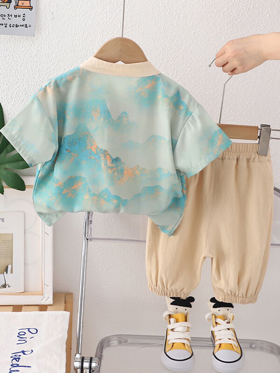 YK Kids Dyed Shirt With Joggers