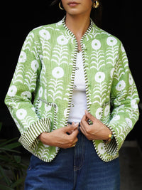 House of Chikankari Women Reversible Quilted Jacket