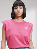 Street By Tokyo Talkies Women Chest Printed Relaxed Fit Top
