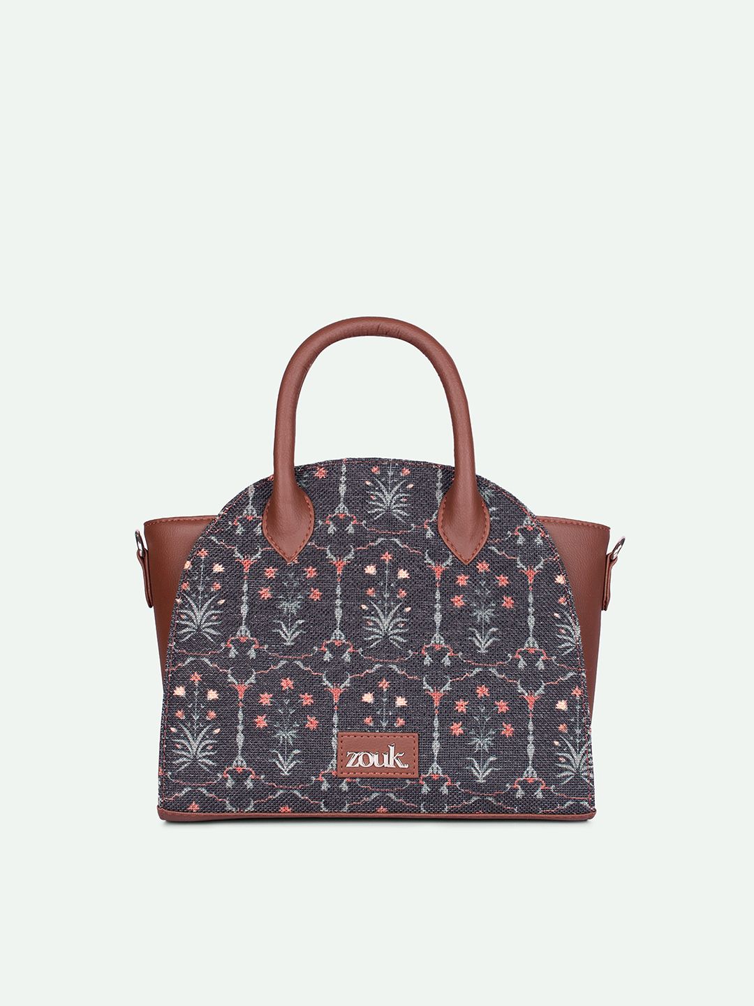 ZOUK Women Floral Printed Swagger Handheld Bag