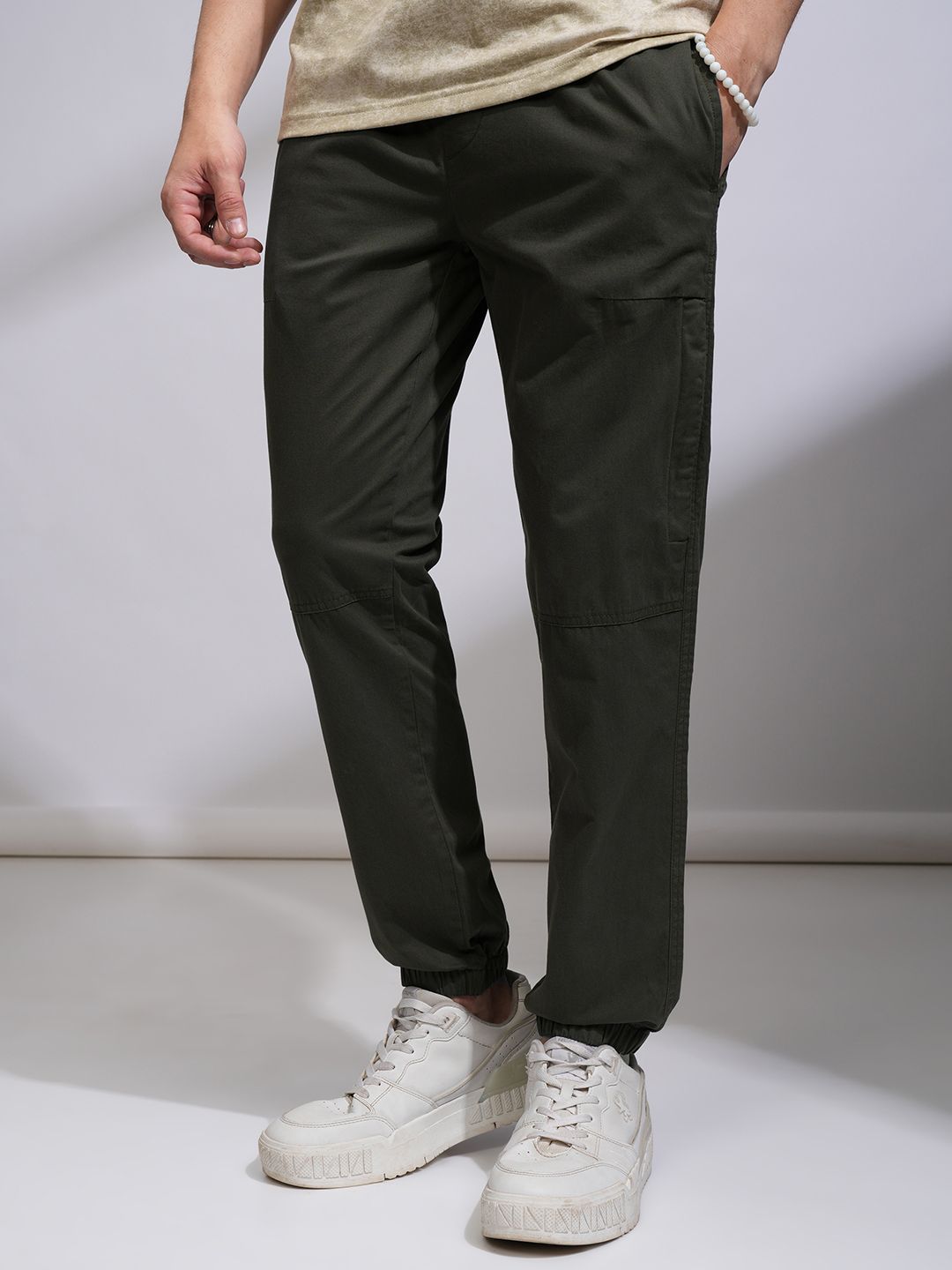 Highlander Men Jogger Elasticated Pepejal