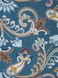 Myntra Elegant Homes Bercetak Biru 400 TC Set Cadar Bujang Dilengkapi 2.25 m x 1.5 m