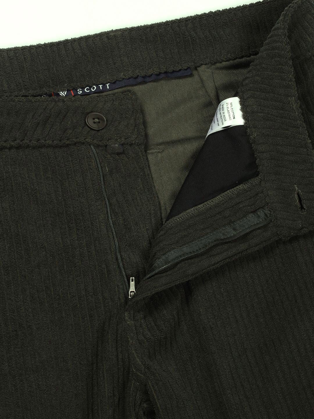 Thomas Scott Men Corduroy Cargo Trousers