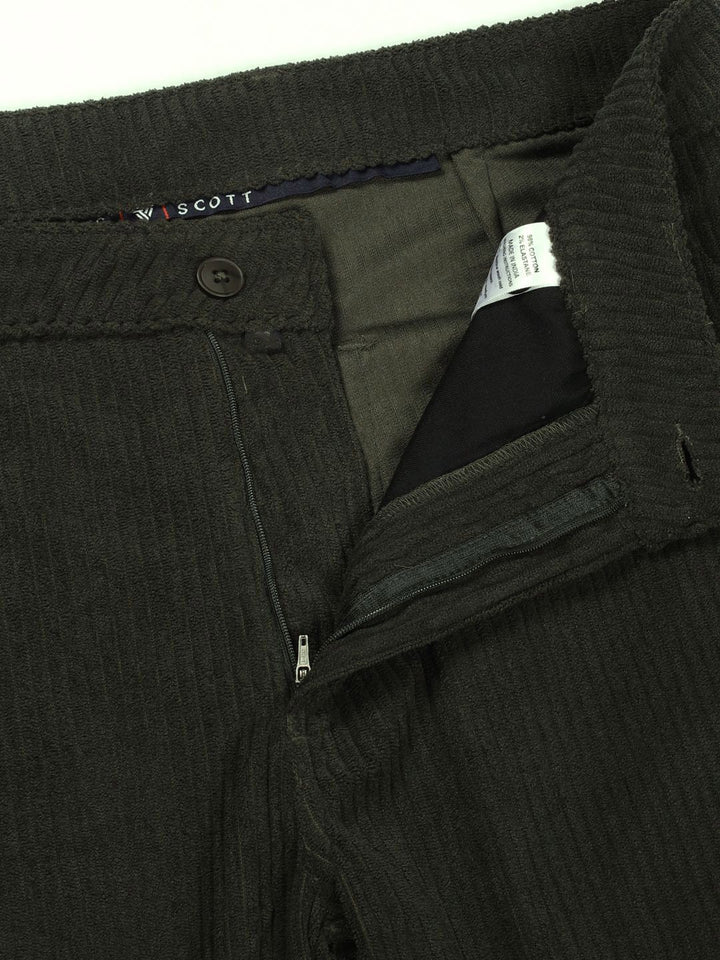 Thomas Scott Men Corduroy Cargo Trousers