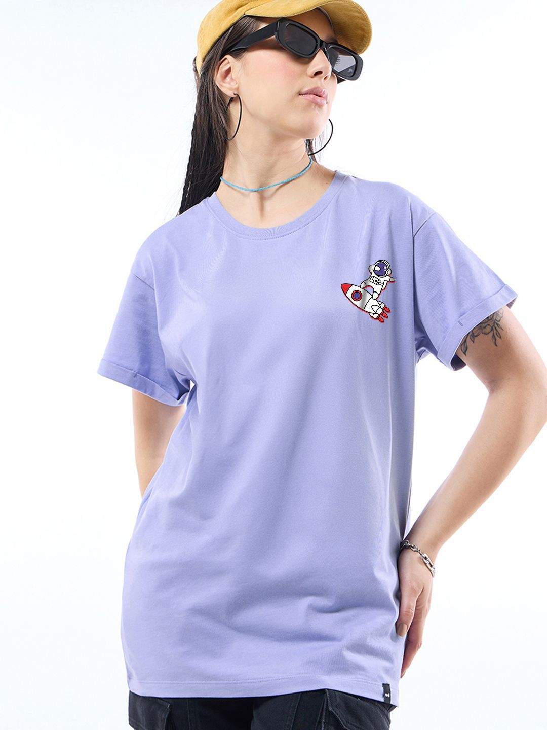 T-shirt dicetak wanita bewakoof