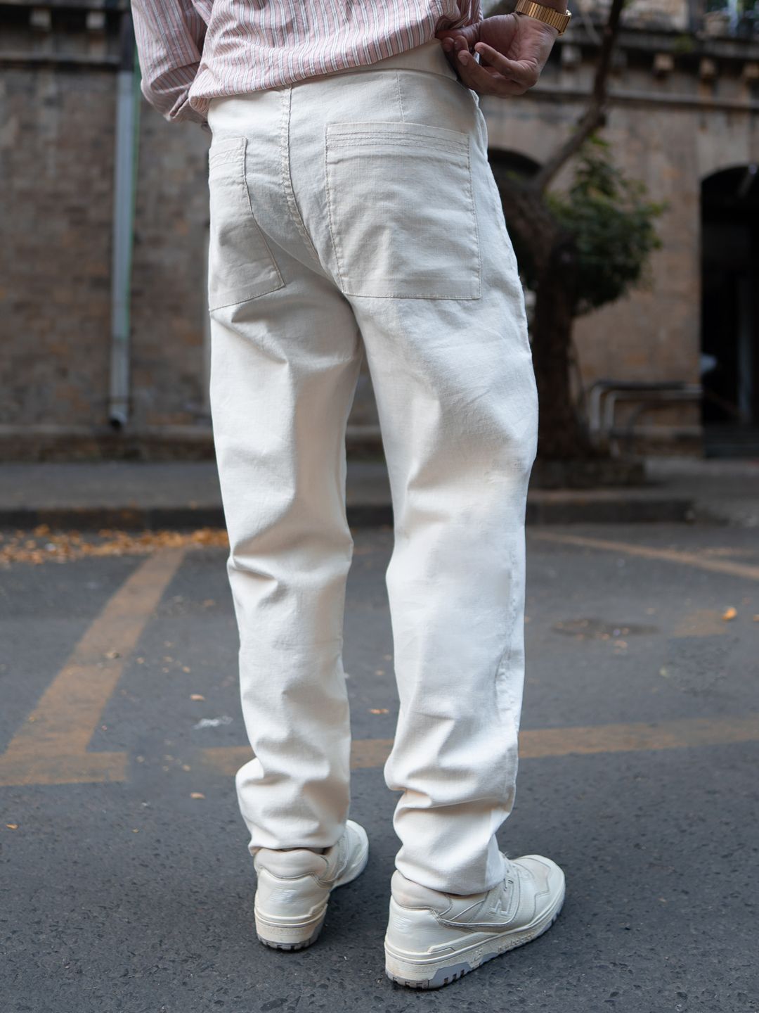 Powerlook Men Regular Fit Mid Rise Cotton Trousers