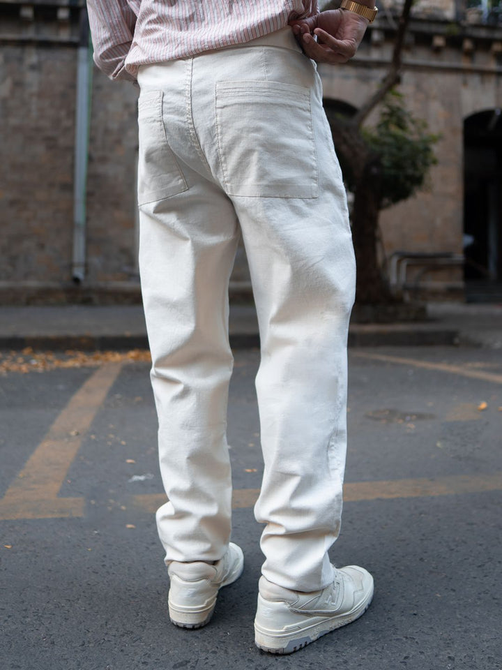 Powerlook Men Regular Fit Mid Rise Cotton Trousers
