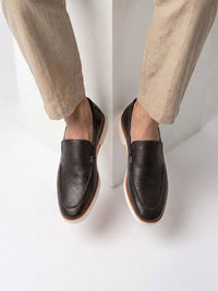 MONKSTORY Escape Walk Slip-On Loafers - Kening Gelap
