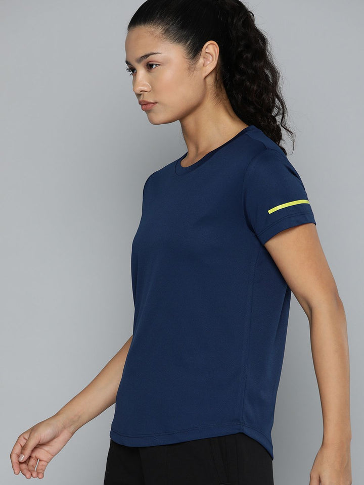 HRX oleh Hrithik Roshan Back Print T-Shirt Latihan Rapid-Dry