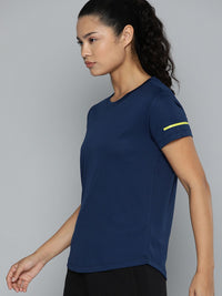 HRX oleh Hrithik Roshan Back Print T-Shirt Latihan Rapid-Dry