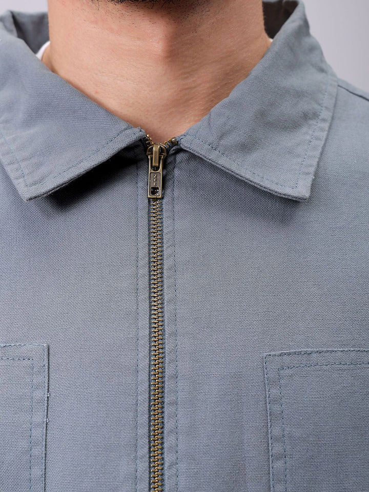 The Indian Garage Co Men Open Front Jacket