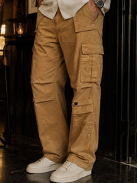 Eszett Men Baggy Fit Cargos Trousers