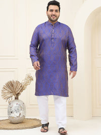 SOJANYA PLUS Plus Size Woven Design Kurta with Pyjama
