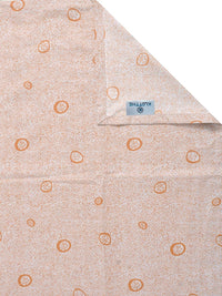 KLOTTHE Orange & White Geometric 300 TC Cadar Katil King dengan 2 Sarung Bantal