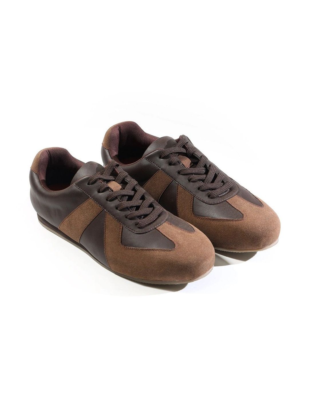 Kasut Sniker Panel Klasik MONKSTORY Escape - Coklat