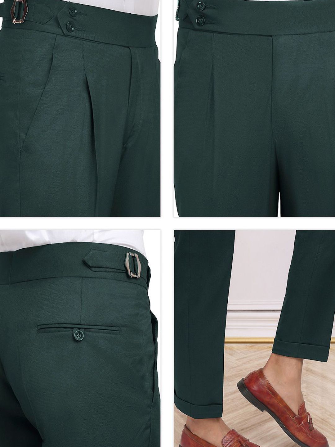 KLOTTHE Men Slim Fit Gurkha pants