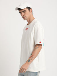 THE BEAR HOUSE Typography Printed Pure Cotton T-shirt