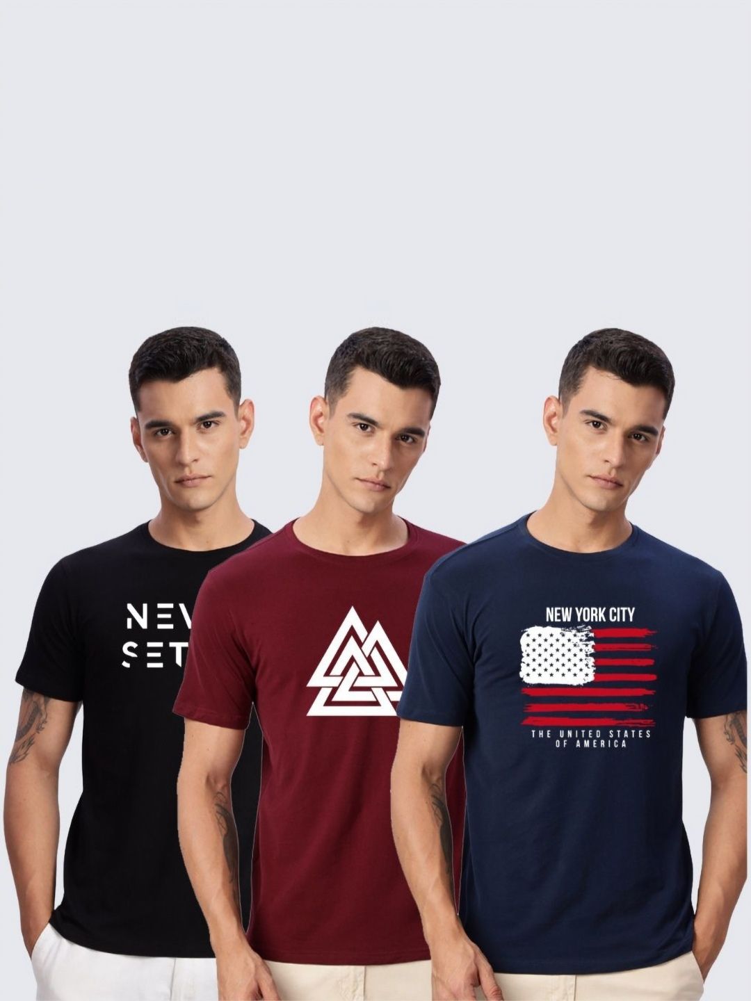 ADRO Men Printed T-shirt