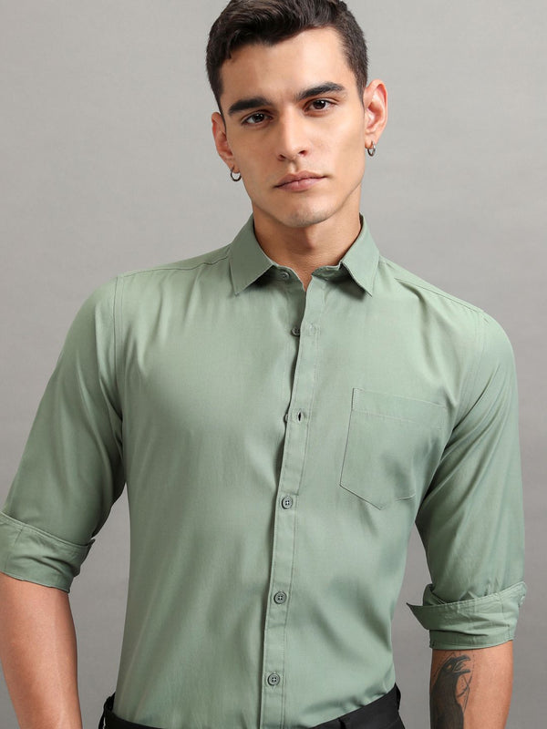 HIGHLANDER Men Slim Fit Shirt