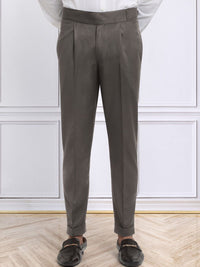 Seluar Gurkha Formal Fit Slim Fit Coklat Lelaki