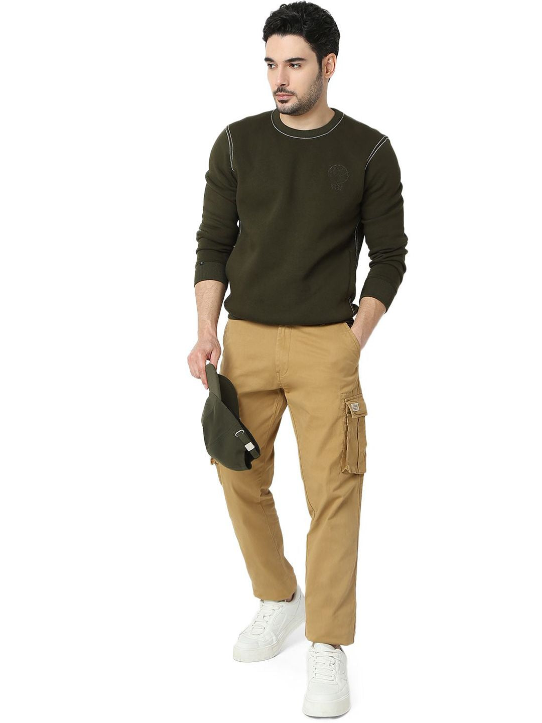 SPYKAR Men Hooded Sweatshirt