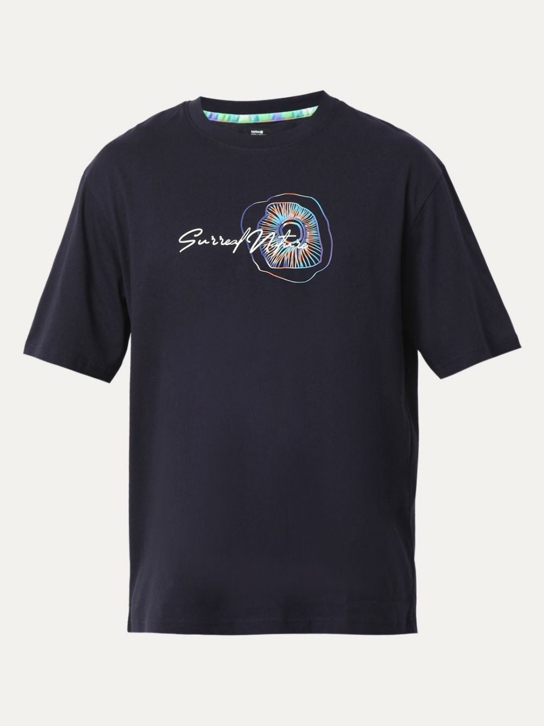 SPYKAR Men Graphic Printed Round Neck Cotton T-shirt