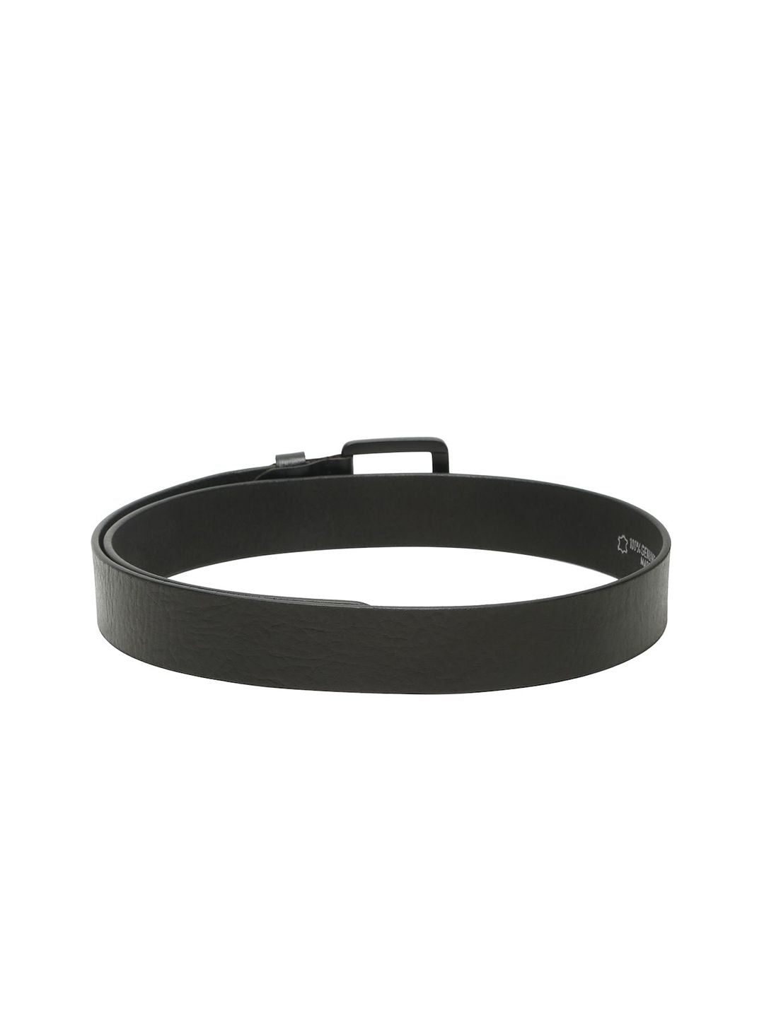 Teakwood Leathers Men Textured Leather Belt
