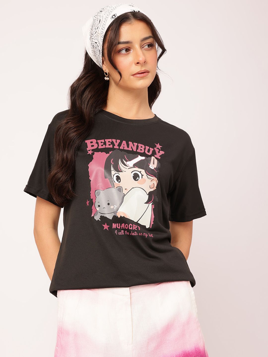 DressBerry Plushie Pals Graphic Grunge Tee
