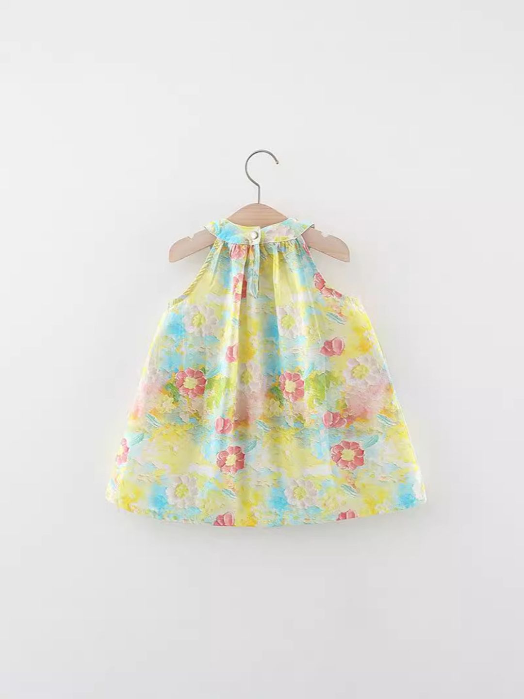 YK Floral Print A-Line Dress