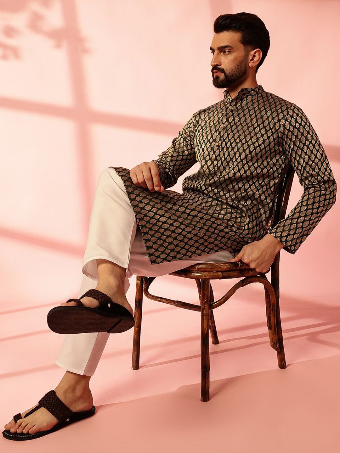 Anouk Men Regular Kurta with Pyjamas