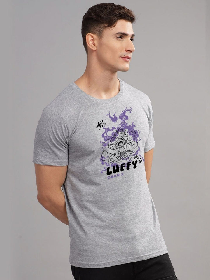ADRO Men Typography Printed Raw Edge T-shirt