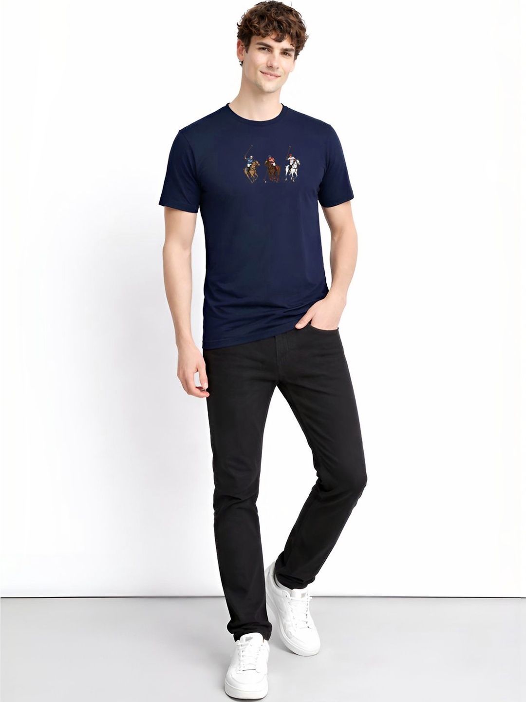 ADRO Men Printed T-shirt