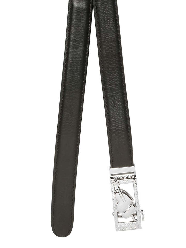 Teakwood Leathers Women Textured Leather Formal Belt