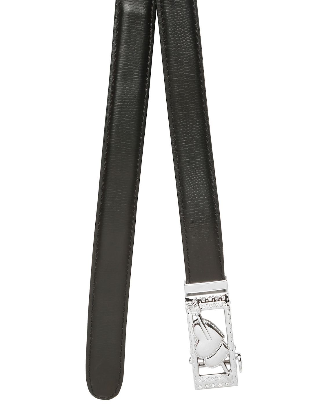 Teakwood Leathers Women Textured Leather Formal Belt