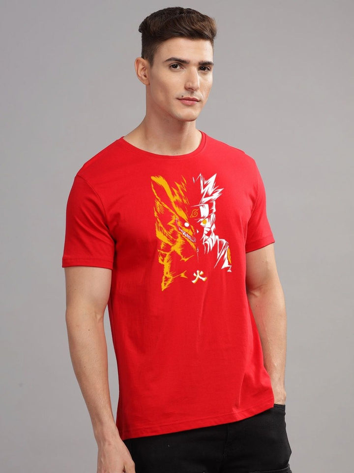 ADRO Men Typography Printed Applique T-shirt