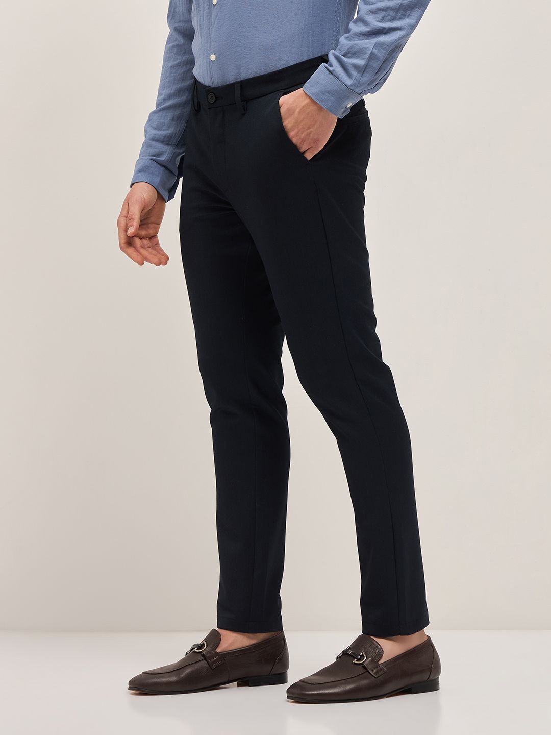 THE BEAR HOUSE Men Slim Fit Trousers
