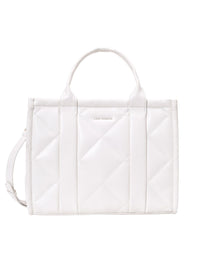 Lino Perros Quilted Structured Handheld Bag