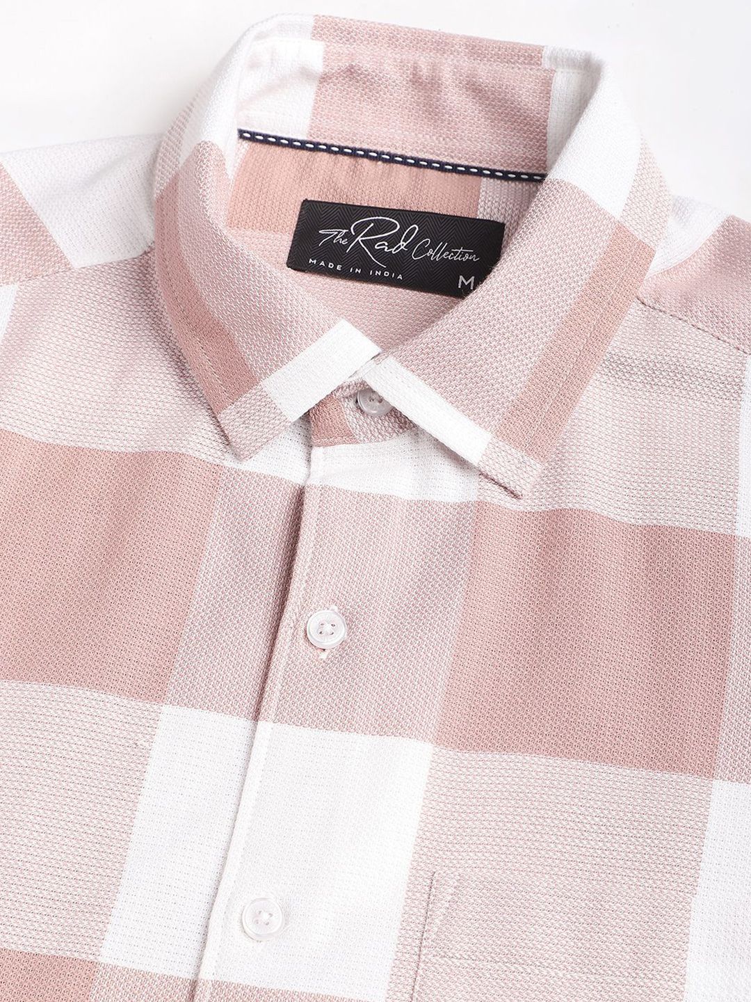 VASTRADO Men Classic Slim Fit Checked Casual Shirt