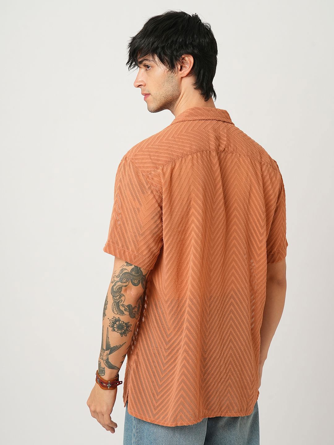 VASTRADO Men Classic Opaque Casual Shirt