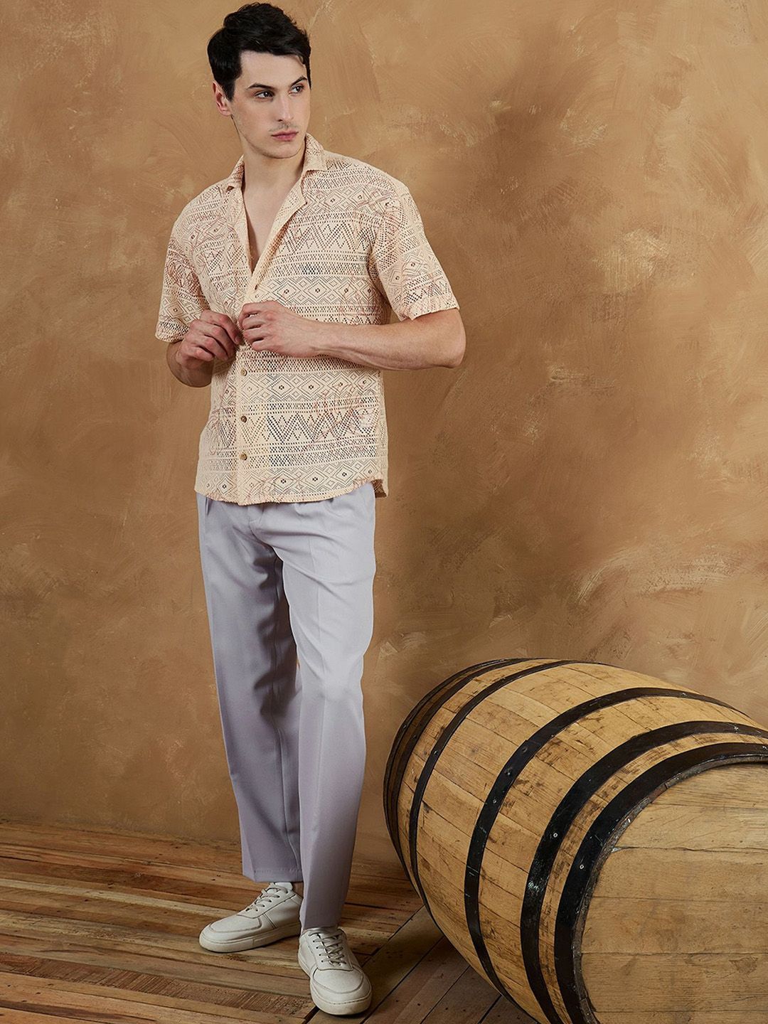 DENNISON Men Korean Baggy Fit Trouser