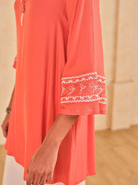 Global Desi Embroidered Tunic