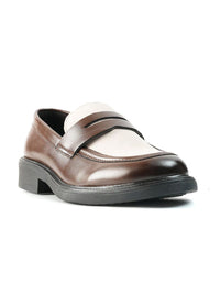 MONKSTORY Cosmopolitan Contrast Penny Loafers