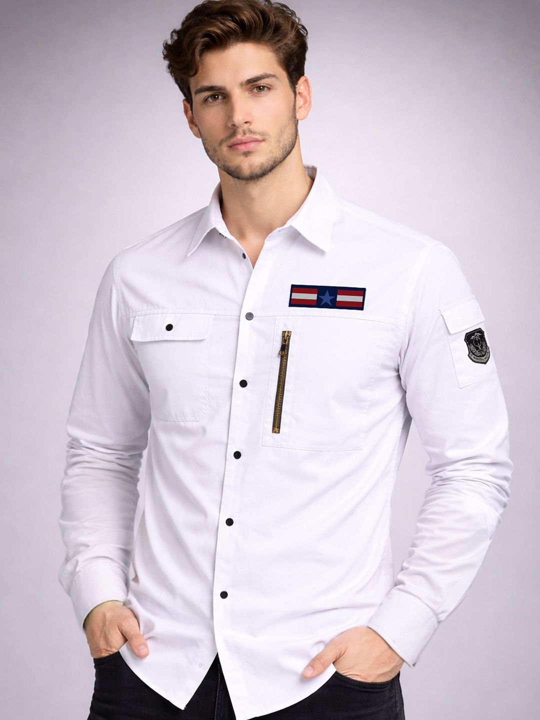 ADRO Men Standard Casual Shirt