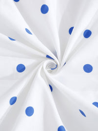 Myntra Elegant Homes White Floral Polycotton 300 TC Fitted King Fine Bedsheet dengan 2 Sarung Bantal-98 x 87 inci